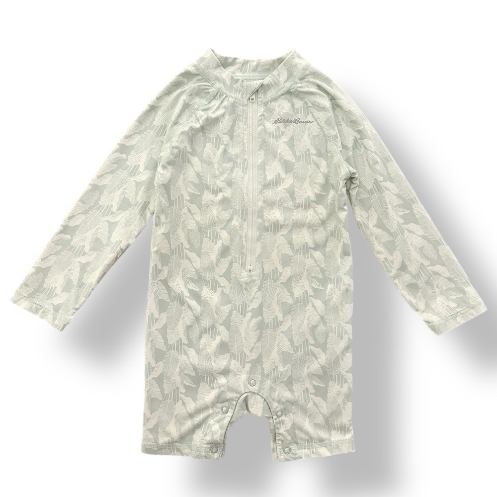 Eddie Bauer | Baby Tropical Leaf Rashguard Suit (24 mos) 🍃
